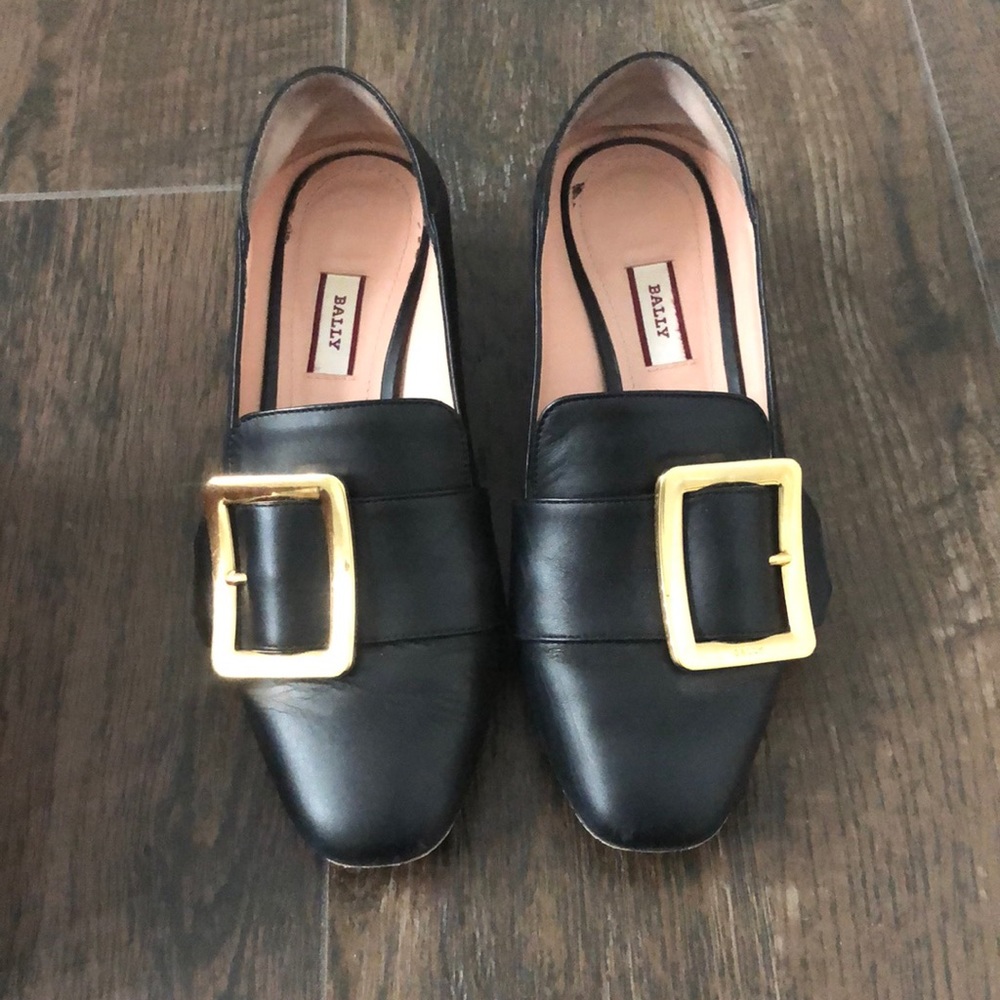 BallyLADIES' CALF LEATHER PUMP with 40mm heel IN Black